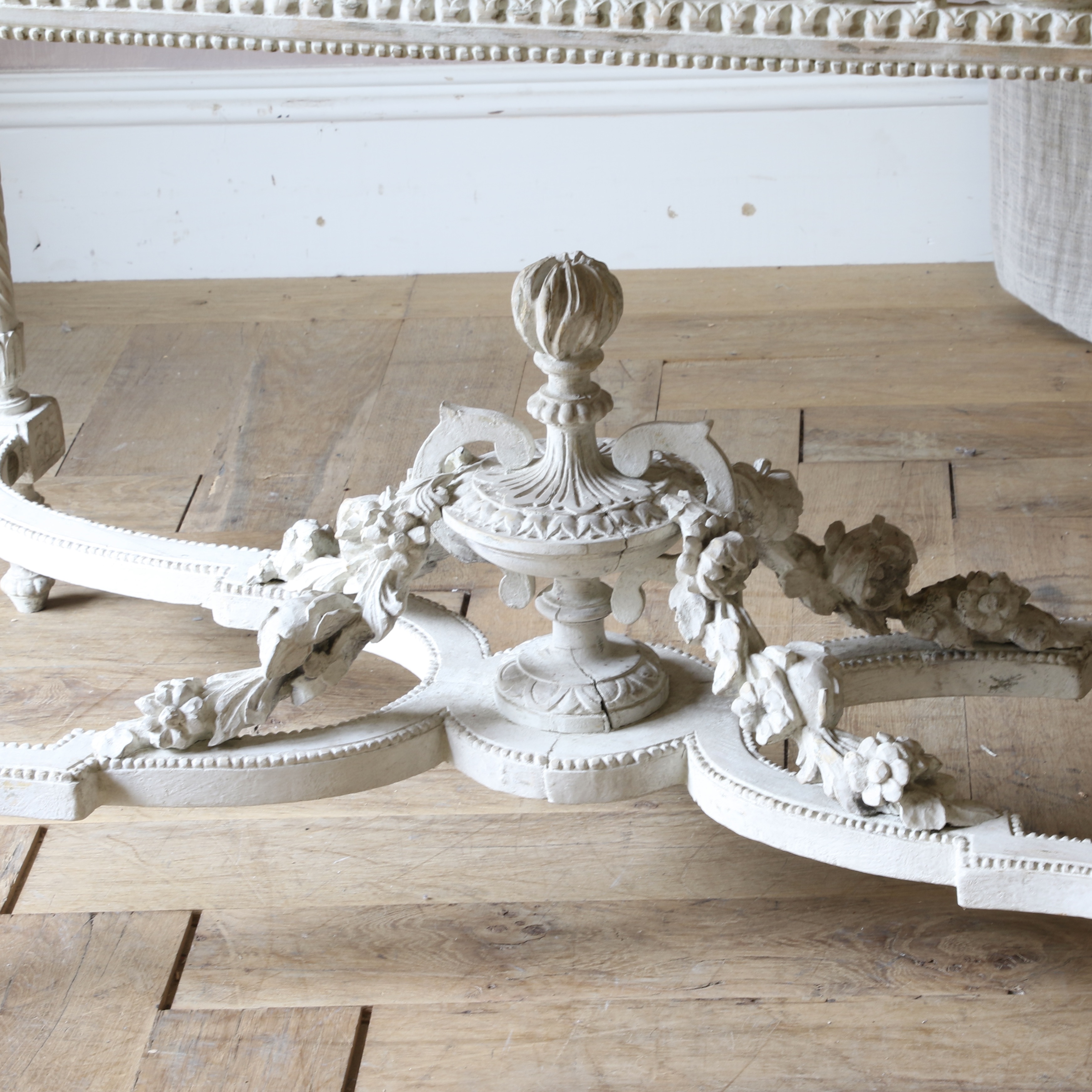 French Marble Topped Console